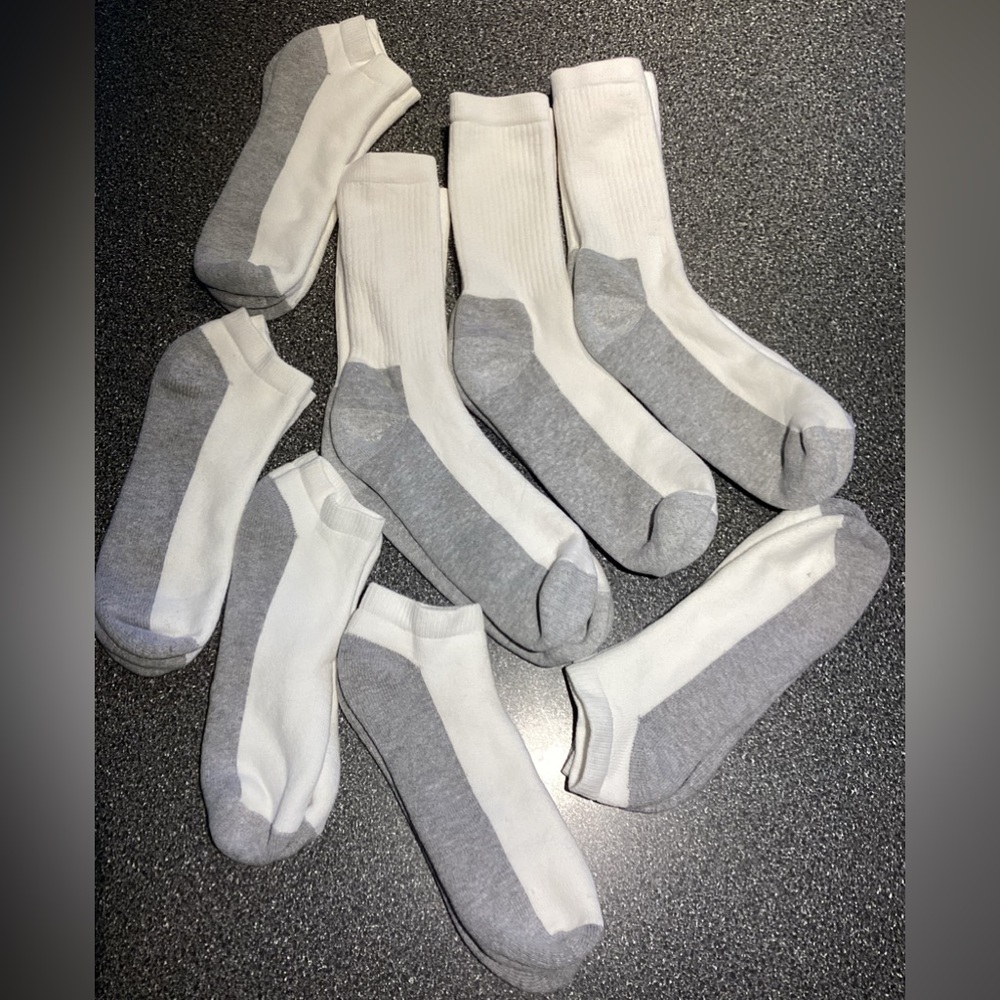 NWOT Sock Bundle (8 Pairs Total) - For Men’s Sizes 9-12